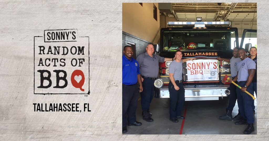 Sonny’s BBQ of Tallahassee Recognizes Lt. Michael O’Grady