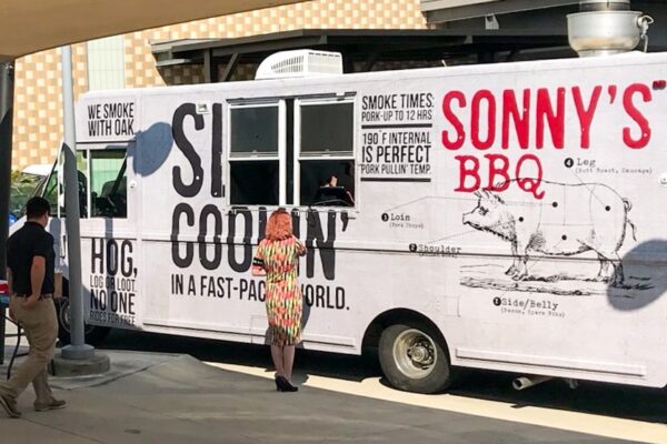 Sonny's BBQ food truck provided at select ACG BBQ Locations in Florida